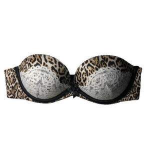#3499-3 Victoria’s Secret VERY SEXY PUSH UP 34B Brown Black Leopard